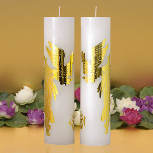 금봉황 식물성 양초 원기둥(29x7.4cm)-20개 한박스